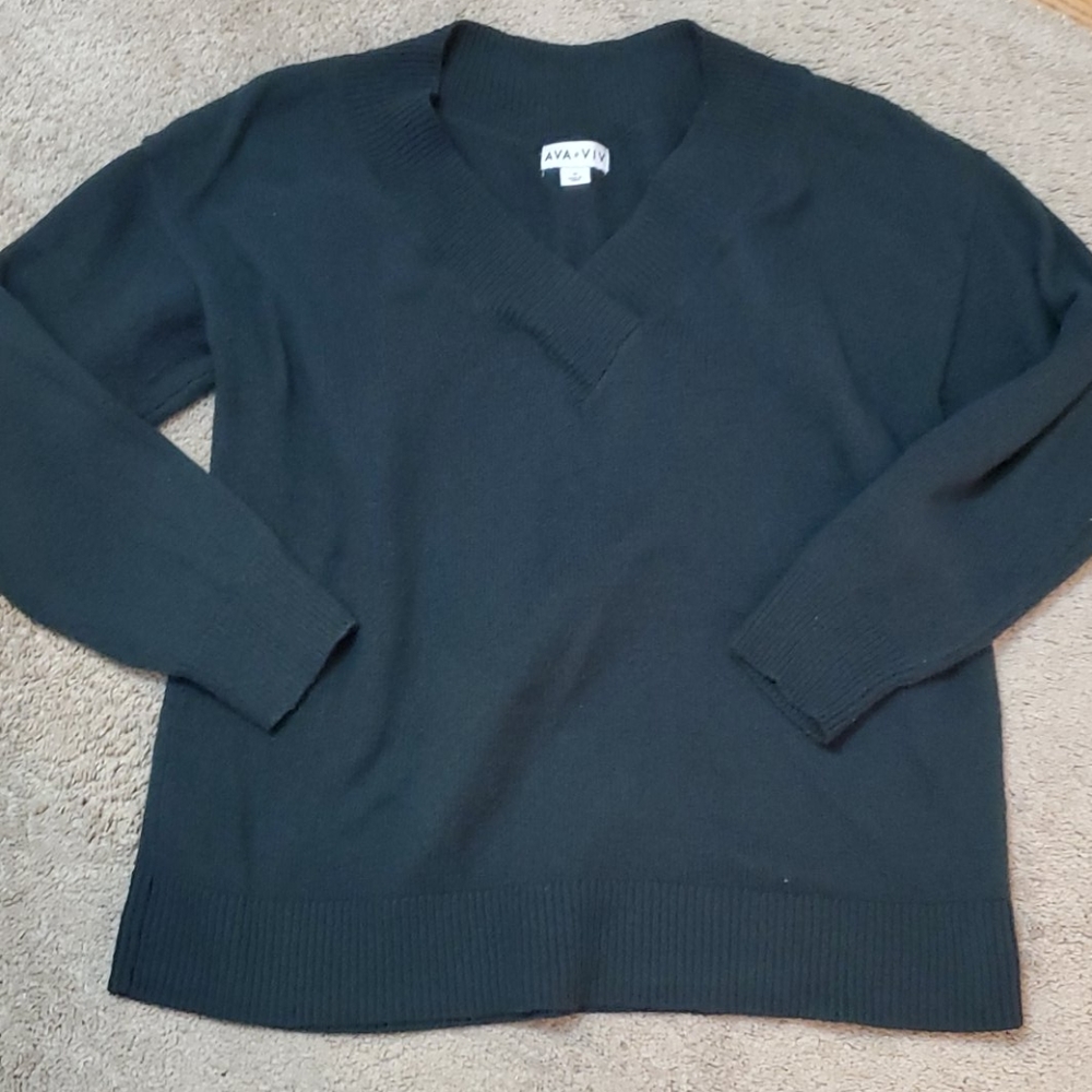 Dark green sweater
